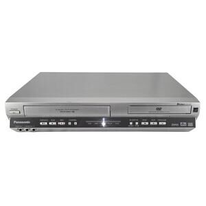 PANASONIC DVD/VCR DUAL DECK COMBO PROGRESSIVE SCAN VHS RECORDER, MODEL PV-D4745S